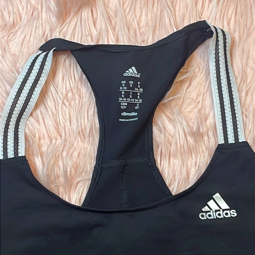 Adidas Black Athletic Tank Size Small‎ - Picture 2 of 4
